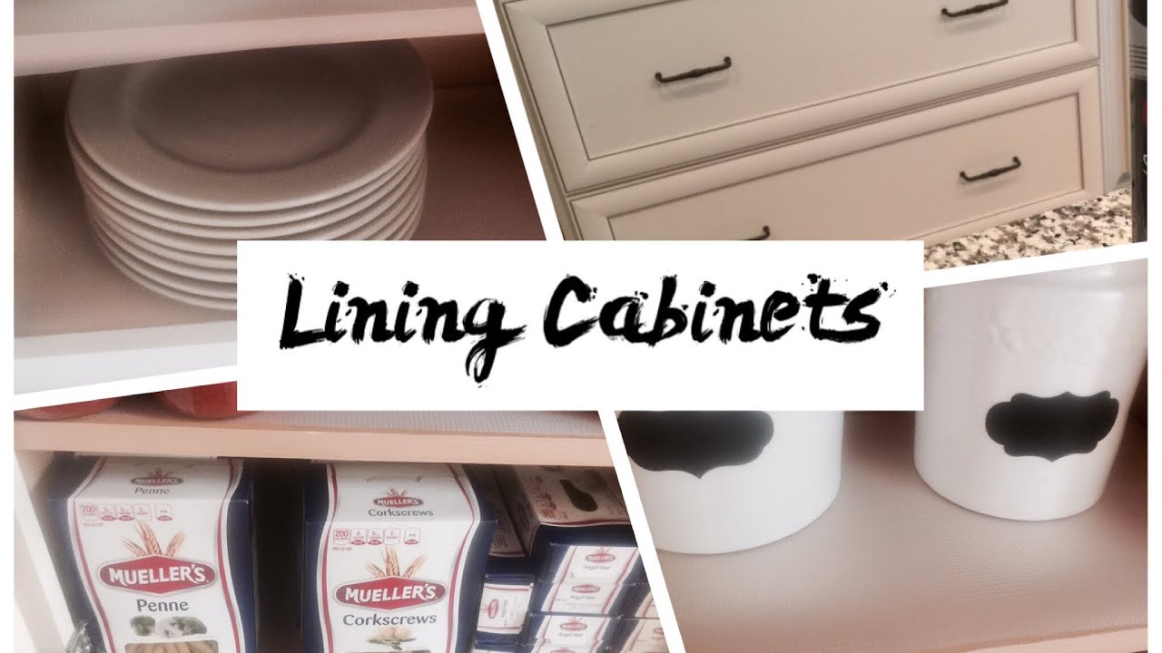 How To Line Drawers And Cabinets Lining Cabinets Youtube