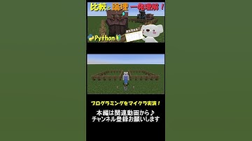 比較演算子と論理演算子ってなに？真理値表とテストパターン表も解説。マイクラ実演で理解できる！_part6 #マイクラ ,#プログラミング ,#python ,#shorts
