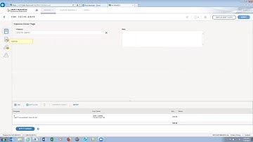 Create Expense Report in Databasics
