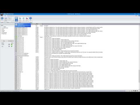 Adding Part Counts to the end of a report