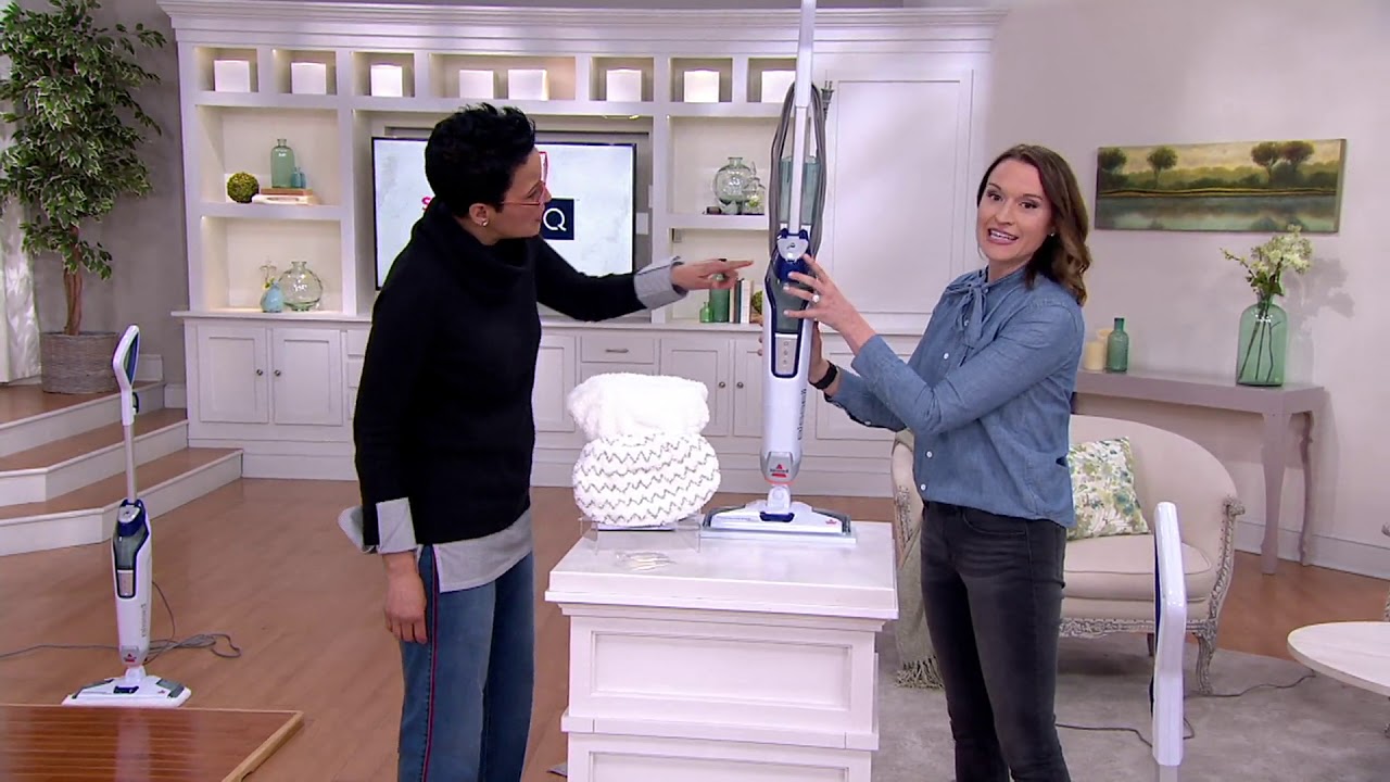 Bissell PowerFresh Deluxe Steam Mop w/ Variable Steam Controls on QVC