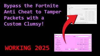 Recompiling Clumsy for tampering packets on Fortnite