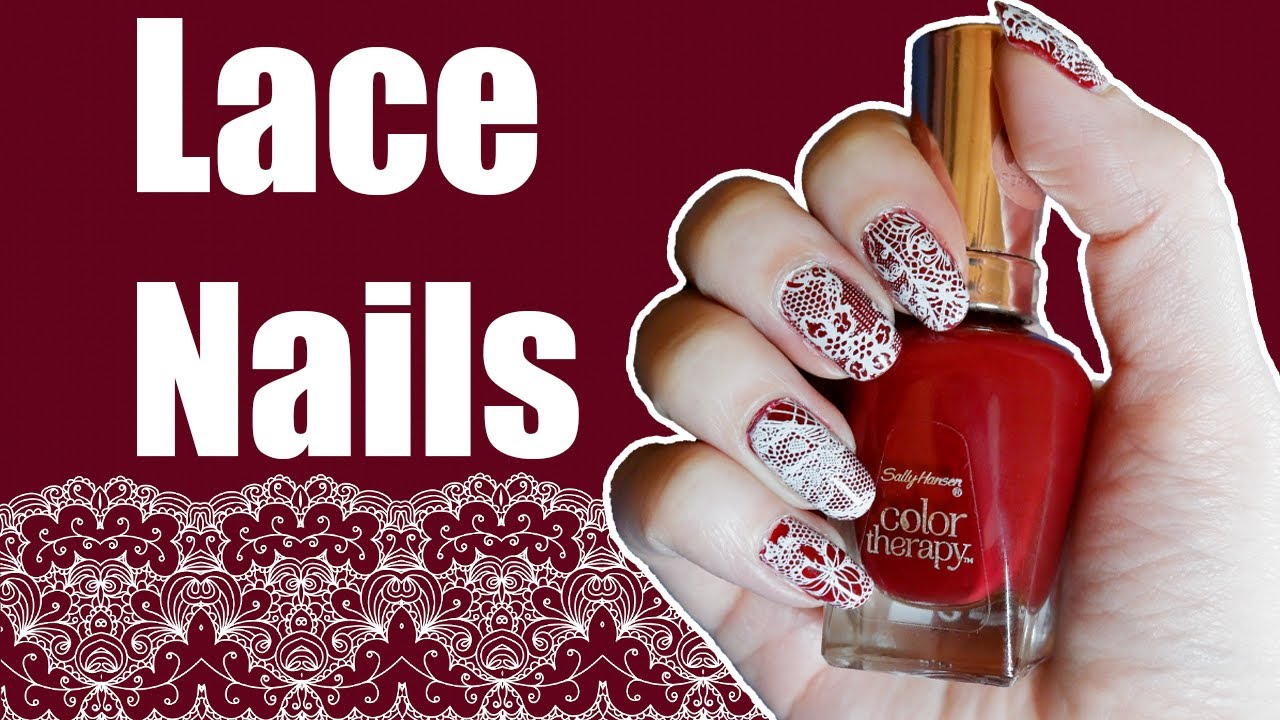 Lace Nail Stamping