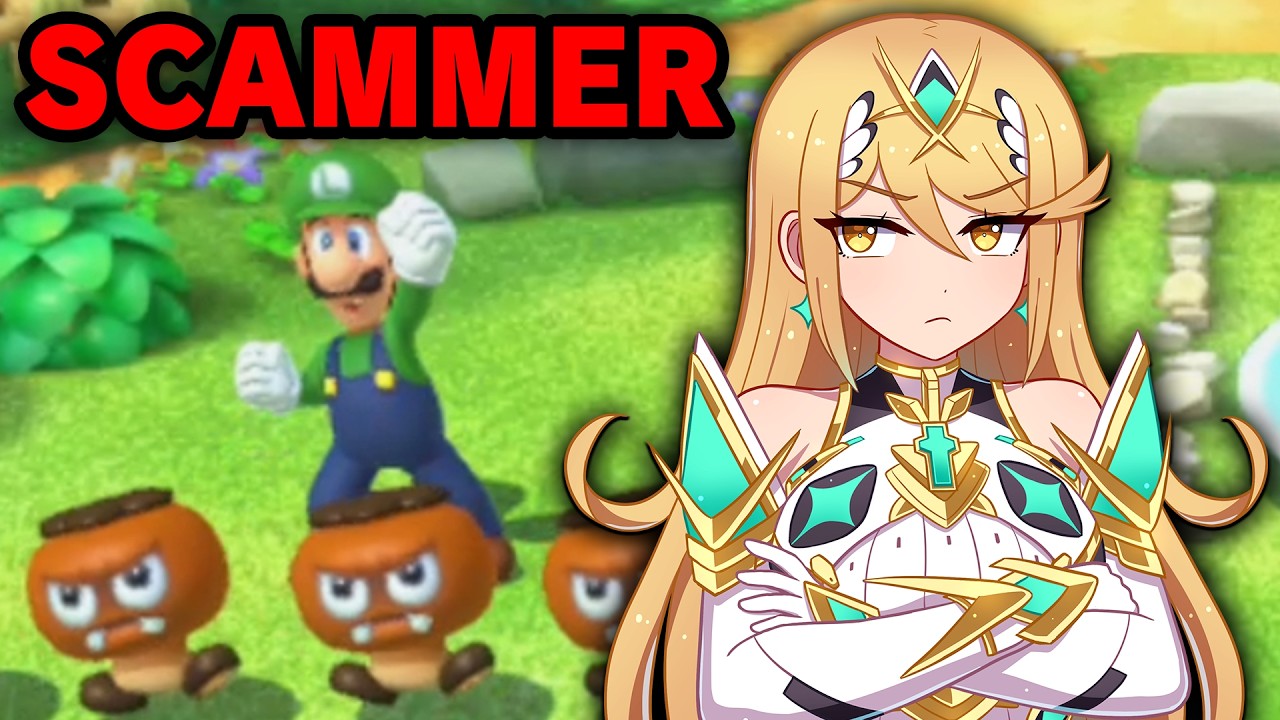 Luigi is a SCAMMER