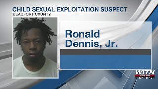 Beaufort County man arrested on 10 counts of child sexual exploitation