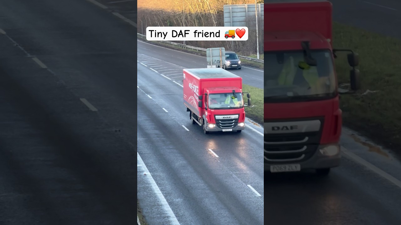 🚚🔥 Tiny daf buddy truck red uk | 