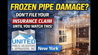 Frozen Pipe Damage in New York? How to Maximize Your Insurance Claim (NYC & Long Island Guide)