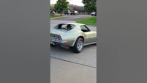 Chevrolet Corvette Stingray C3 Classic Car Drive By Engine Sound Sanders Car Show 2025