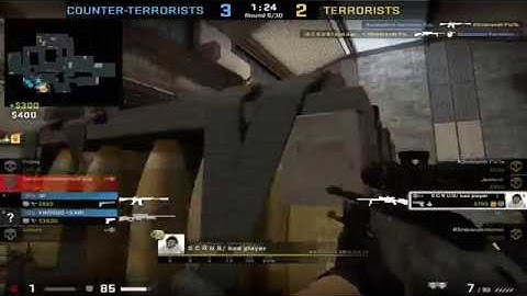 CS:GO 1v3 scout clutch