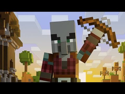 Minecraft 5 Getting Bad Omen By Pillager Sk Gamer Youtube