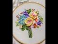 Bucket flower ribbon embroidery tutorial