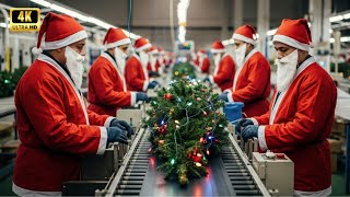 Inside the Christmas Tree Factory: How Artificial Trees Are Made