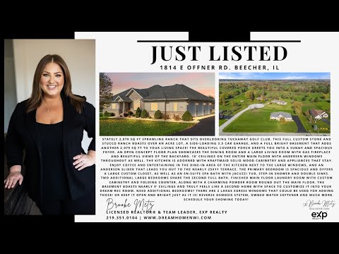 1814 E. Offner Rd., Beecher, IL home video tour
