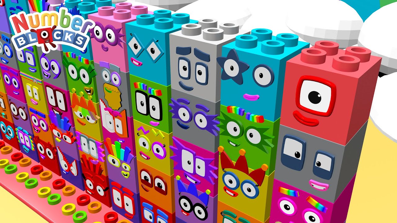 Big Number Fun! Numberblocks Cube Step Squad Counting 1-100 Song