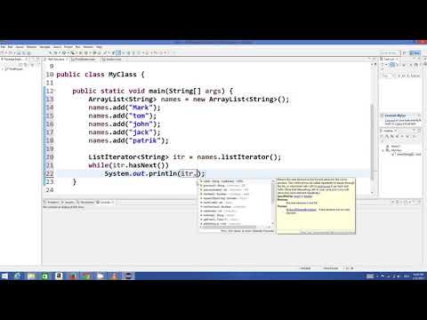 Java Tutorial For Beginners 34   ListIterator in Java