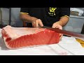 Epic Feast: Cutting a Massive 800-Pound Bluefin Tuna into Luxurious Sashimi! 🍣🔪