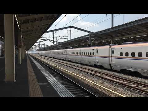 熊谷駅E7系　通過　ジョイント音