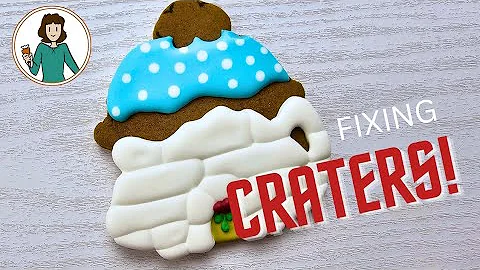 How to FIX CRATERS in Royal Icing