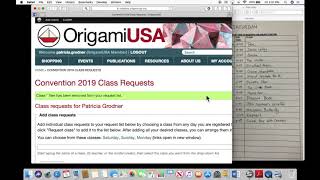 PCOC 2019 Class Requests Tutorial