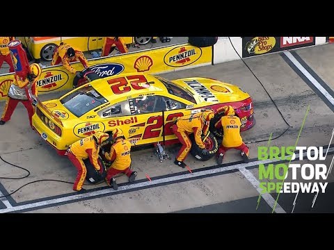 mark martin beatbox Logano has trouble on pit road early at Bristol