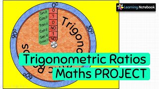 Maths project Trigonometric Ratios || Class 10 Maths Working Model, TLM Update