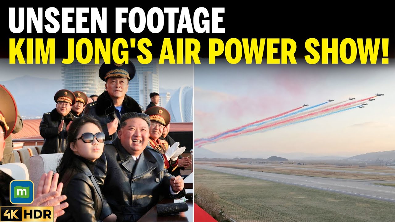 Kim Jong Un And His Daughter Mark Air Force Anniversary In North Korea | N18G | 4K