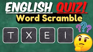 Test Your Brain With This Word Unscrambling Challenge!