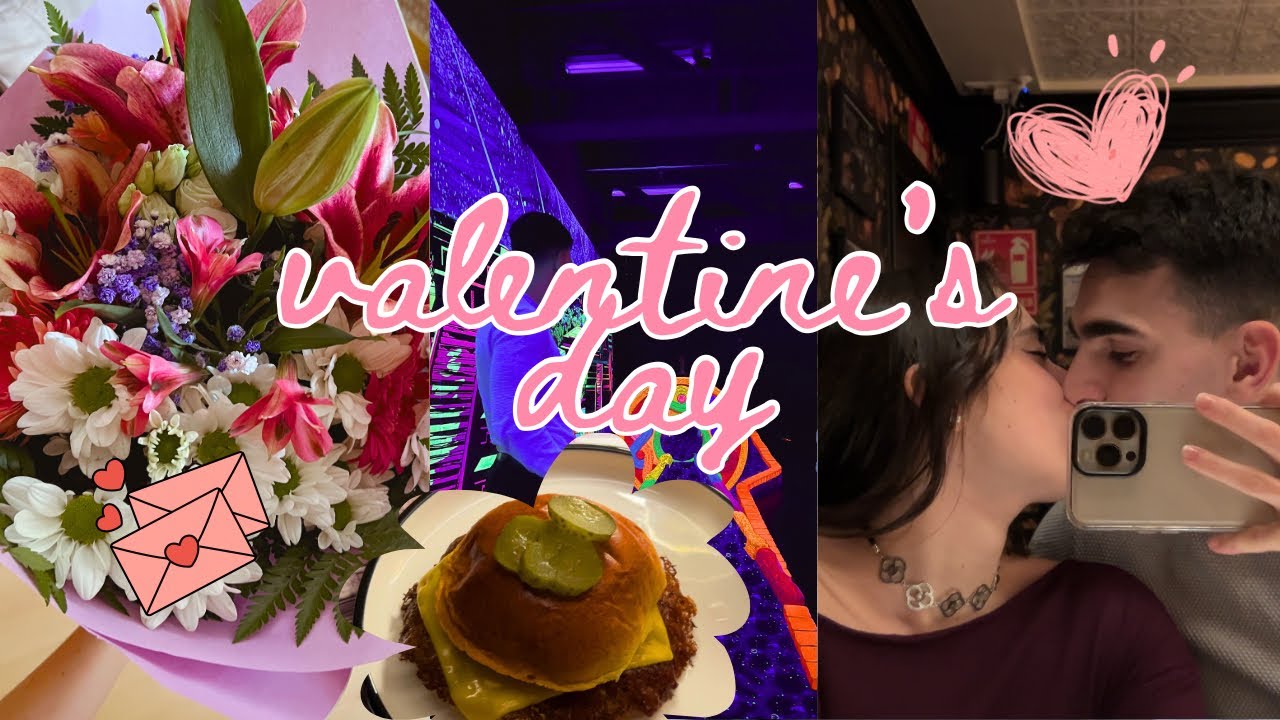vlog | grwm cita romántica, minigolf, valentine’s day🍫💐💌