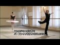 Anastasia Nikitina. Rehearsal for Satanella variation. Vaganova Academy. 2007.