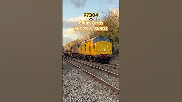 97304 + 56078 & 56302 Hauling the North Wales Coast RHTT #arthurgrowler