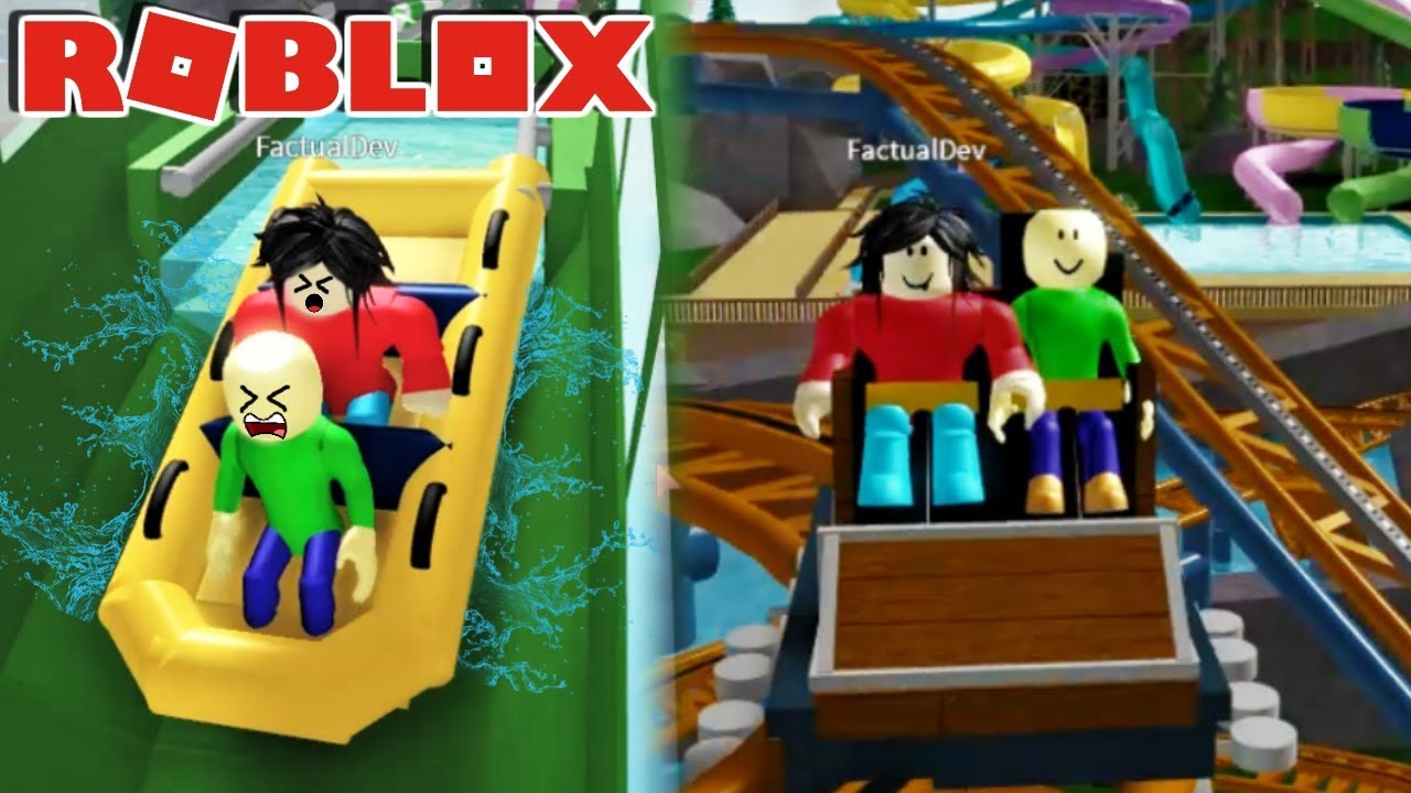 Tons Of Rides In Baldi S Field Trip To An Amazing Water Park And Theme Park - roblox camping denis