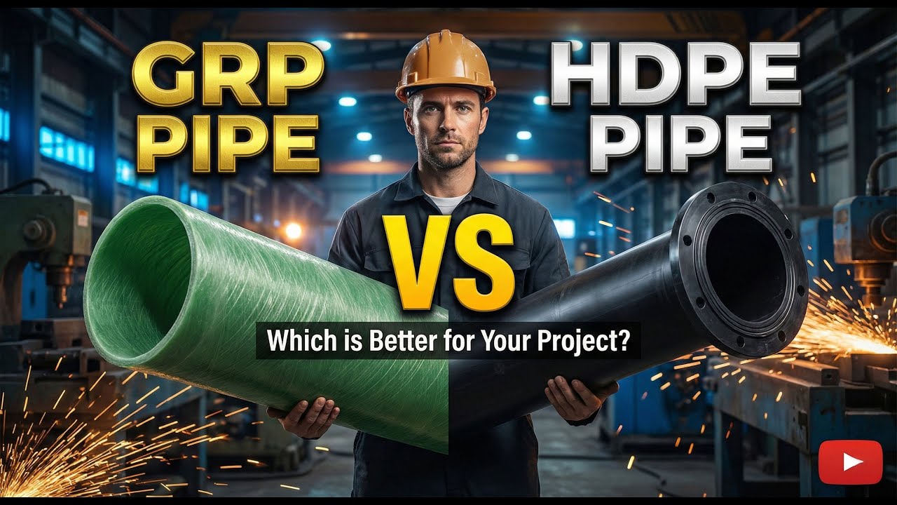 GRP or HDPE? Choosing the Right Pipe for Your Project