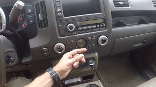 Honda Ridgeline HVAC/AC/Climate control display problem