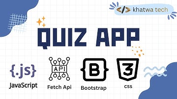 بناء Quiz App تفاعلي بالكامل: JavaScript, Bootstrap, و Fetch API | مشروع ويب من الصفر