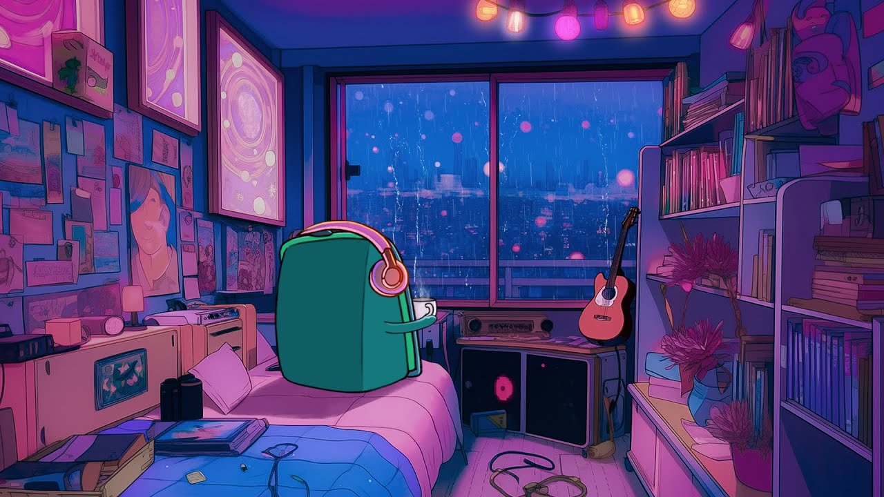 calm your mind - rainy lofi hip hop [ chill beats to relax / study to ]