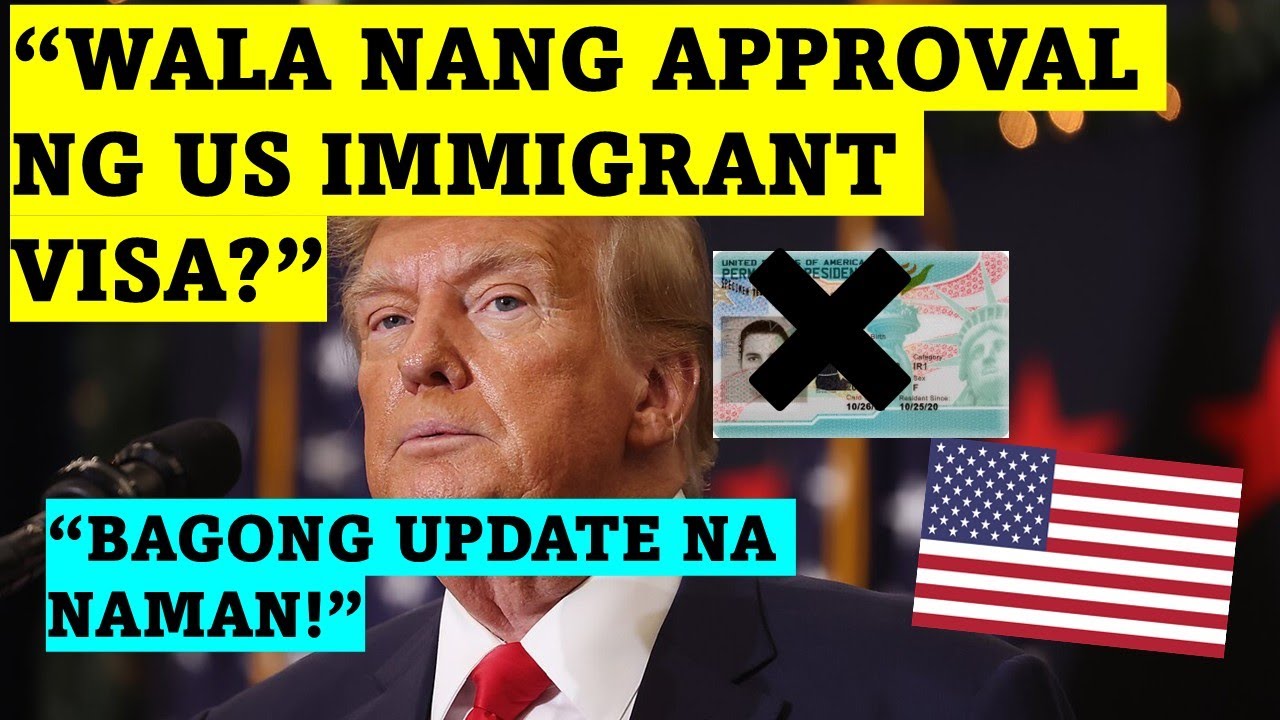 WALA NG IBIBIGAY NA US IMMIGRATION VISAS STARTING JANUARY 21, 2026!