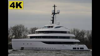 Odisea - Shipspotting Germany Imo 9932452 - River Weser Near City Brake Unterweser - 4K Video