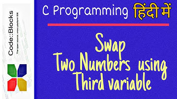 Swap Two Number Using Extra Variable 🔥|| C Language || Hindi