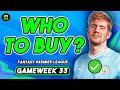 Fpl gw33 best players to buy sell fantasy premier league 2324