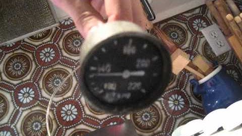 MB temperature gauge repair test