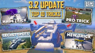 #bgmi Top 10 New Tips & Tricks for Pro Players | Update 3.2 Mecha Fusion Mode