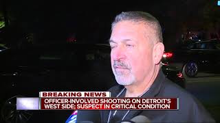 Police investigating after 2 officers involved in shooting on Detroit's west side