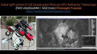 ZWO ASI2600MM |  NGC7000 | PixInsight Tutorial | Pedro RE'