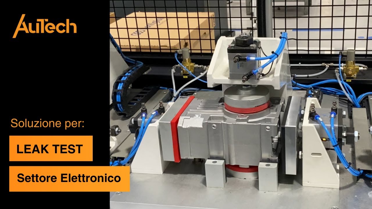 Banco Leak Test per il collaudo di componenti in alluminio