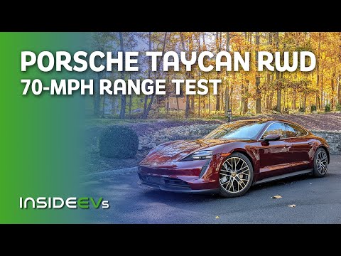 2021 Porsche Taycan RWD: InsideEVs 70 MPH Range Test