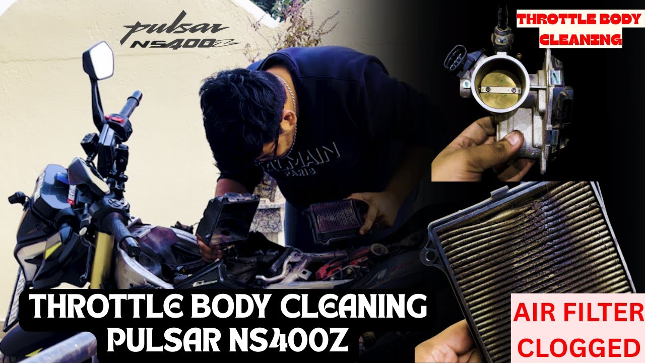 NS400Z Service Maintenance | Throttle Body Cleaning | NS400Z Air Filter Replacement | NS400Z 43 PS