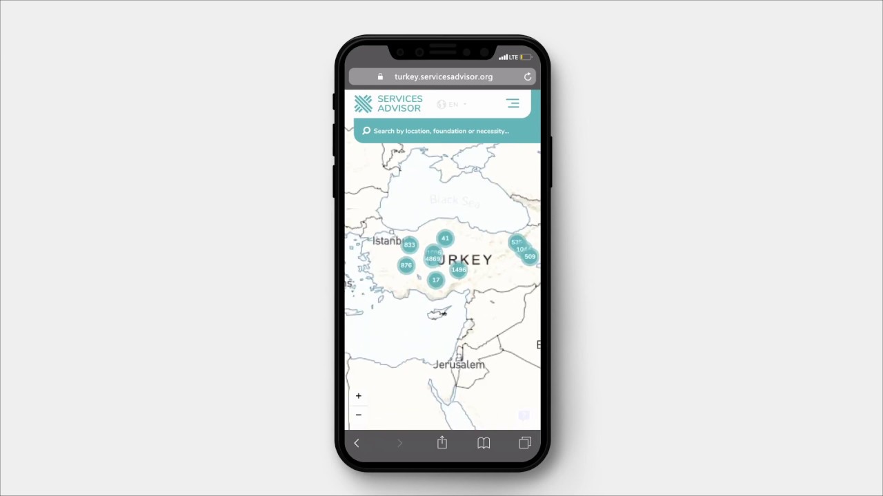 Services Advisor App for 3+ Million Syrian Refugees in Turkey
