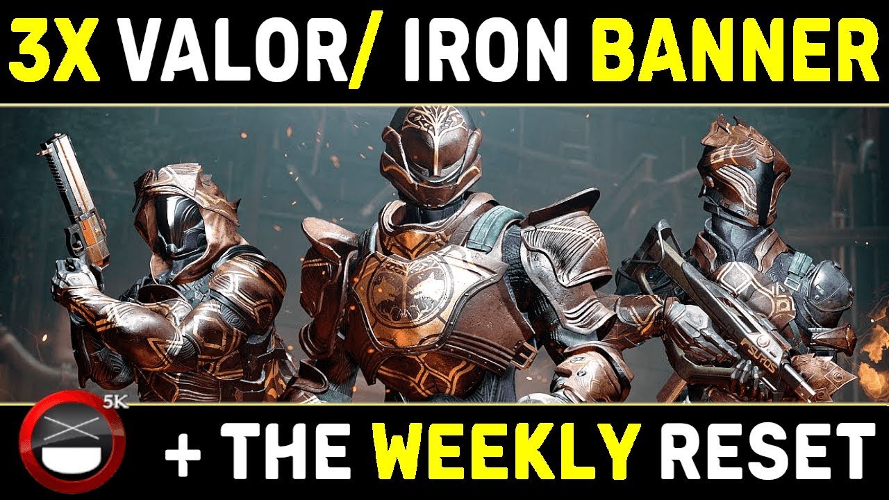 Destiny 2 Weekly Reset 2X More Iron Banners Before Shadowkeep! YouTube