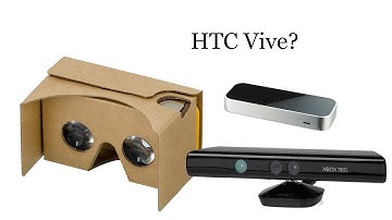 Using a kinect for movement with the cardboard htc vive!