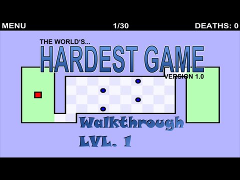 The World's Hardest Game 3 Level 1 Walkthrough 